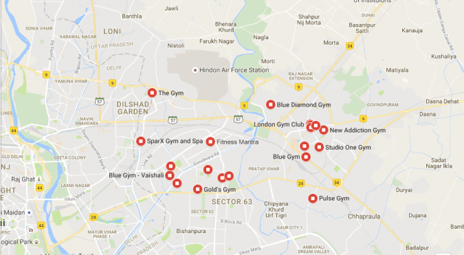 Best Gym & Fitness Centre in Ghaziabad According to Google Users Review